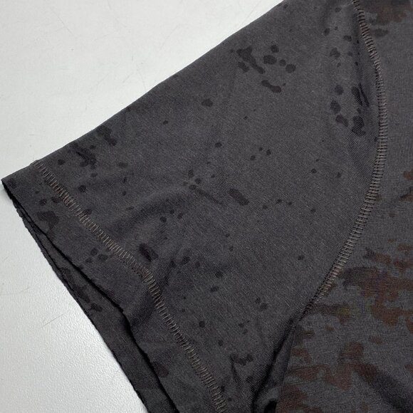 NEW JOHN VARVATOS Men's Eden Burnout Crewneck Tee Carbon Grey Size XL NWT - Picture 3 of 8